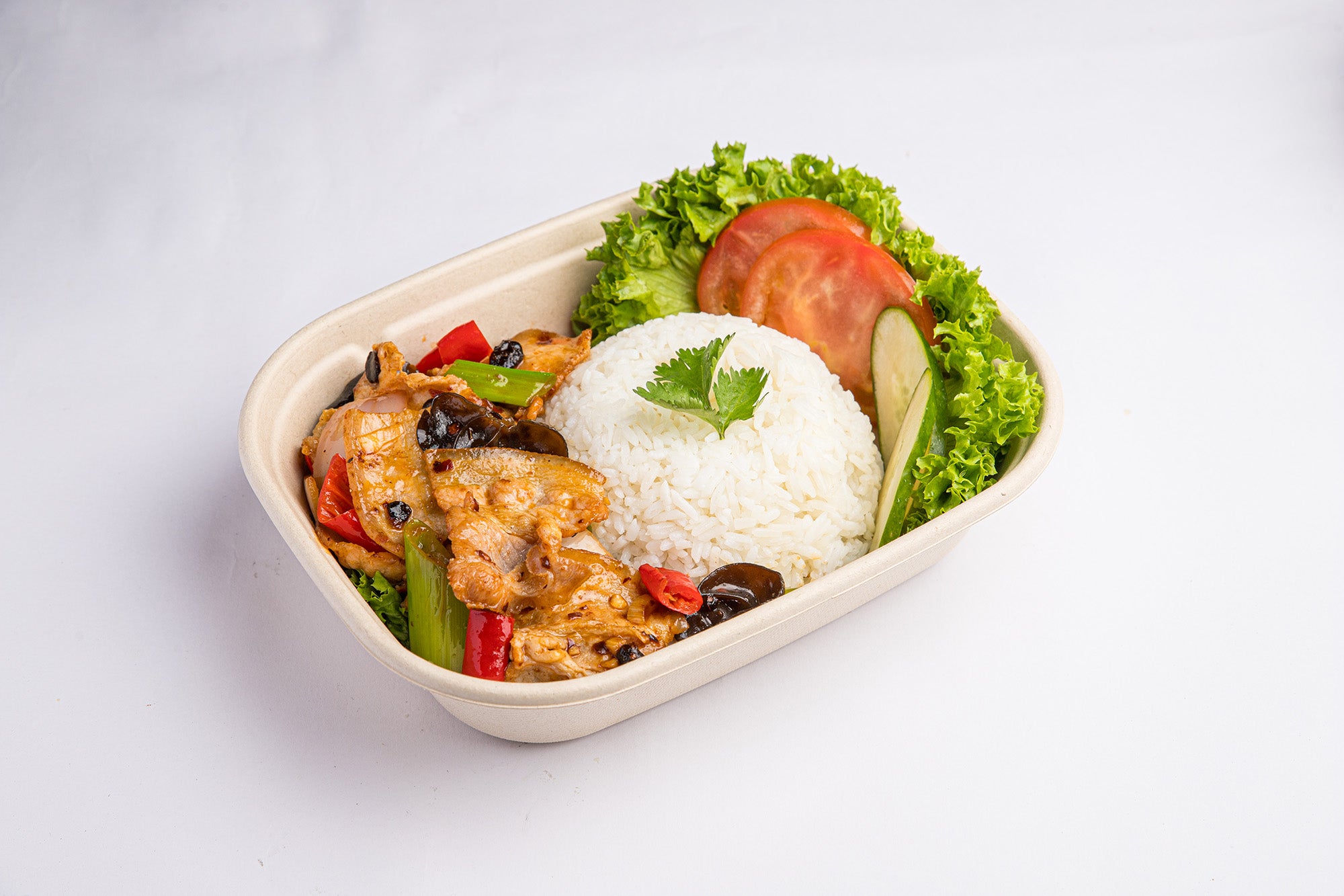 Double Cooked Pork Rice Bowl