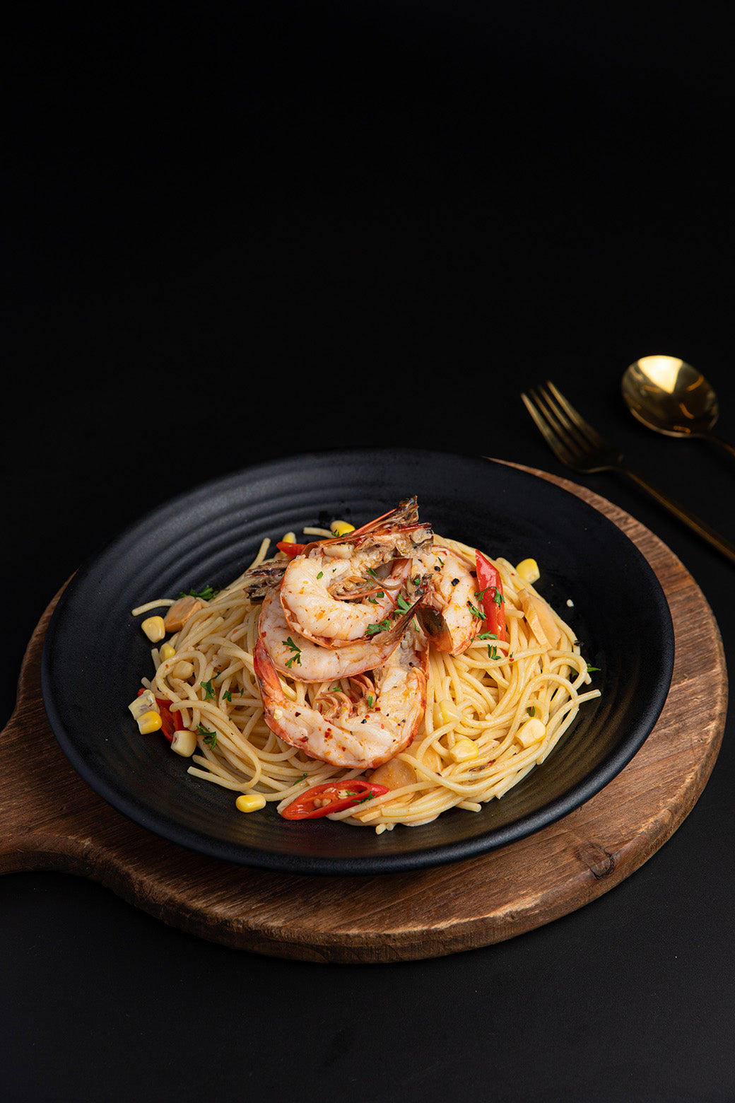 Prawn Spaghetti Aglio Olio