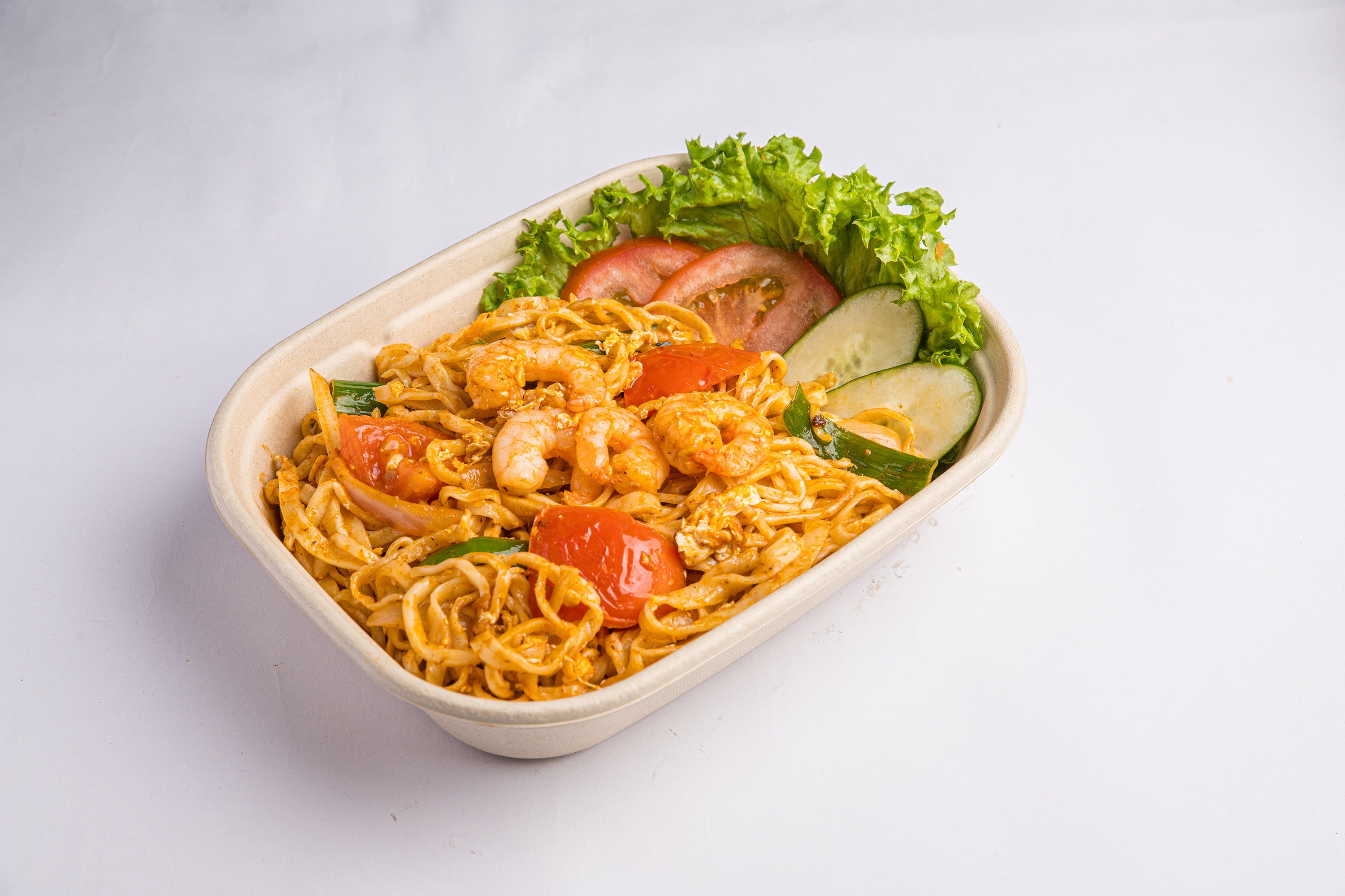 Stir-Fried Hand-pulled Tom Yum Noodles