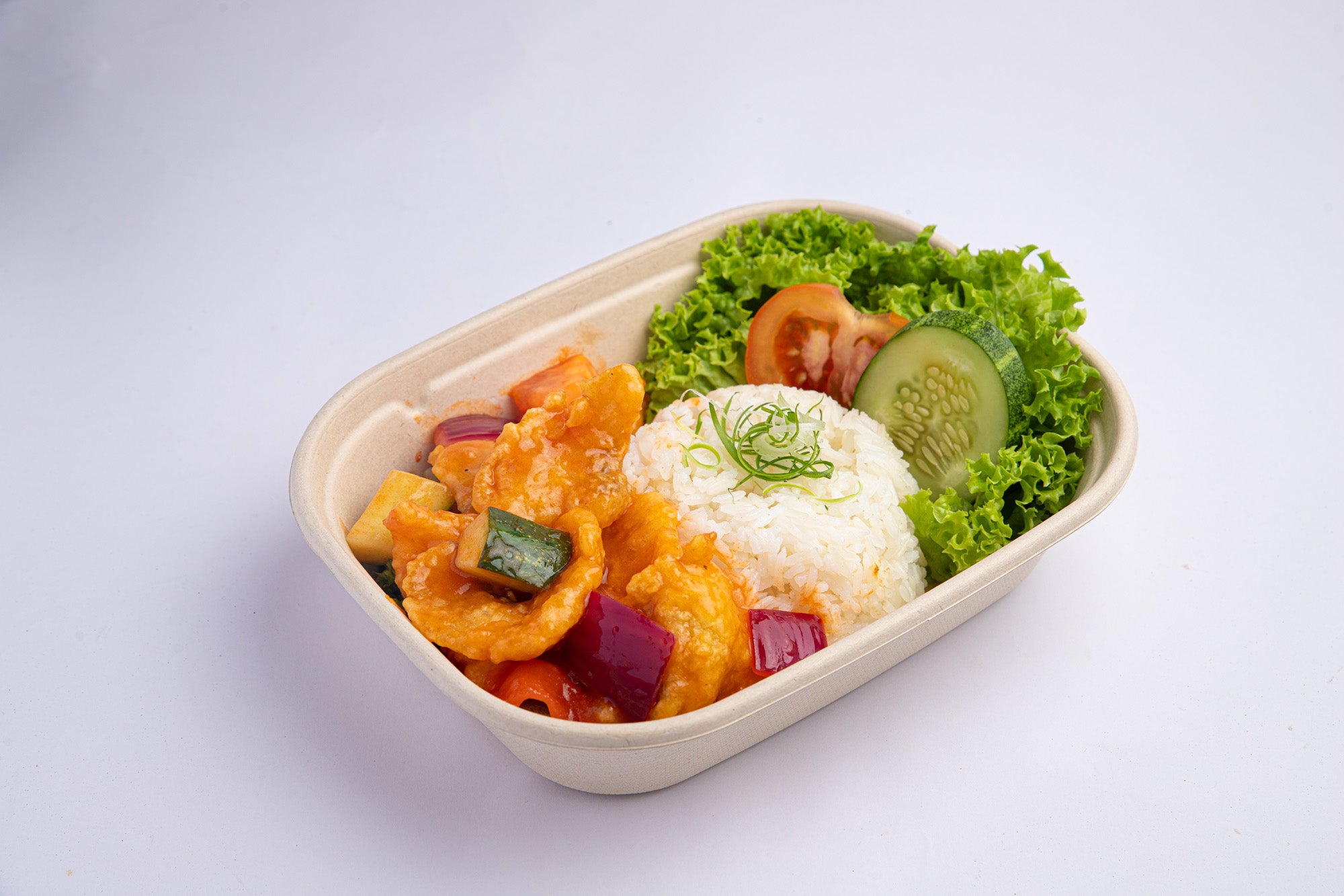 Sweet & Sour Fish Rice Bowl
