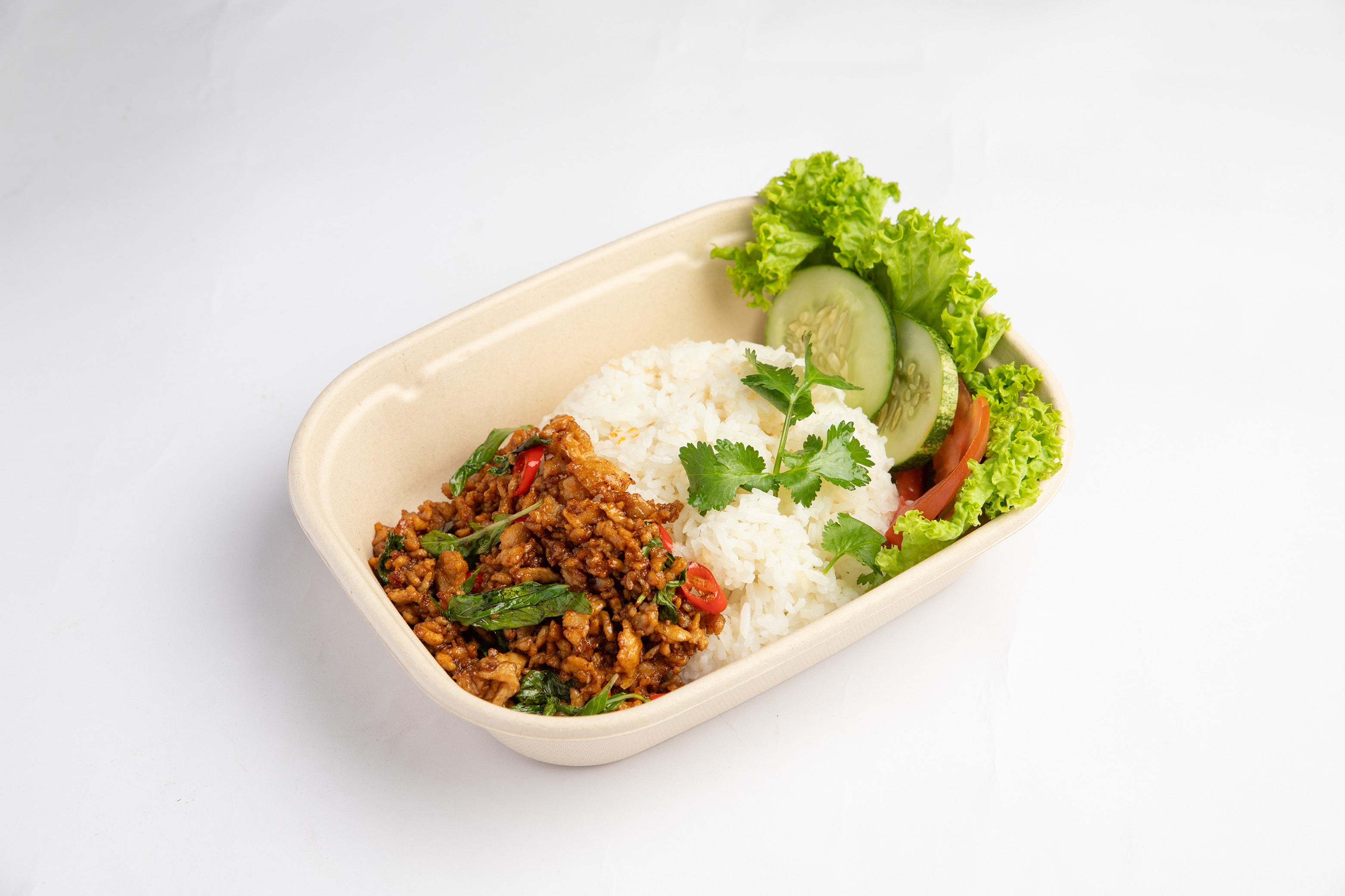 Thai Basil Minced Pork Rice