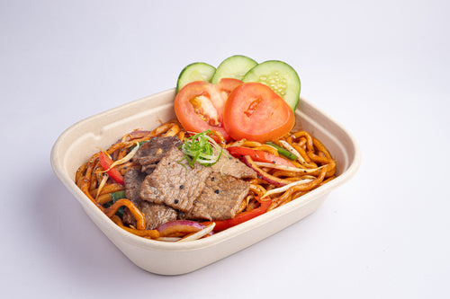 Black Pepper Beef Udon