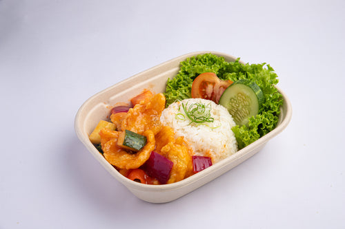 Sweet & Sour Fish Rice Bowl